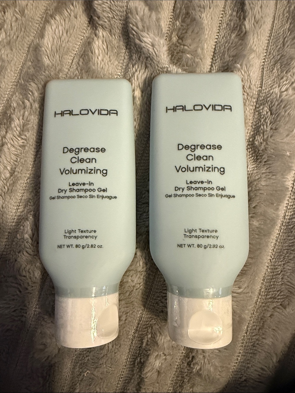 Degrease Clean Volumizing Leave-In Dry Shampoo Gel — Light Blue